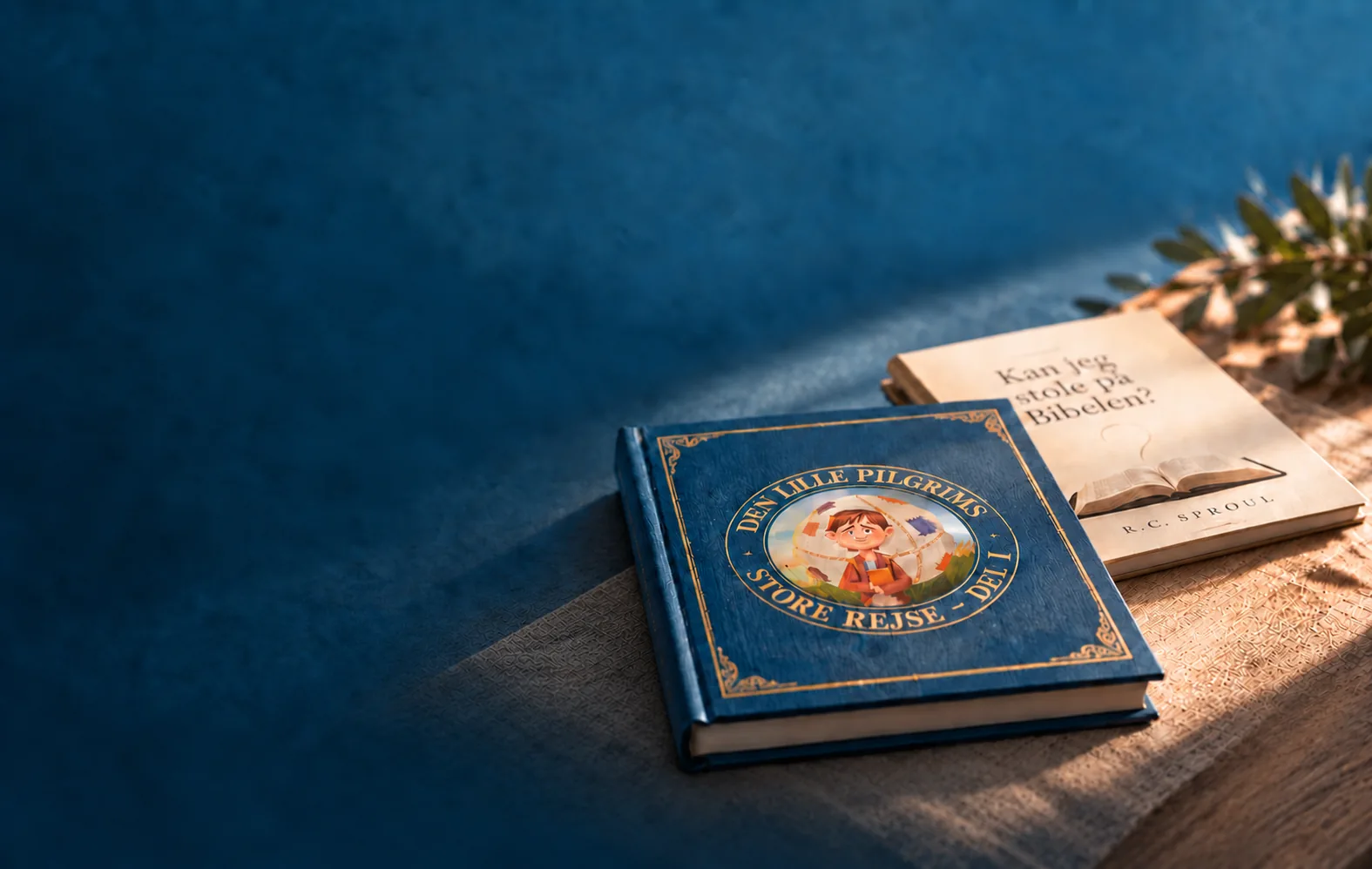 Bøgerne Den lille pilgrims store rejse og Kan jeg stole på Bibelen? fra NordicHope Press